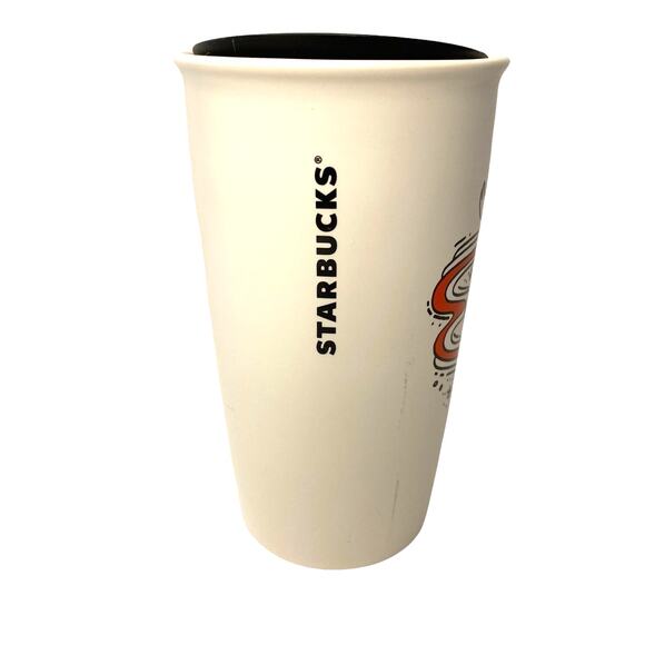 STARBUCKS CERAMIC CHRISTMAS COFFE MUG, COFFE CUP. - Picture 3 of 7